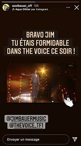 Most popular albums by jim bauer The Voice Axel Bauer Premier Fan De Son Fils Jim Qui Creve L Ecran Gala