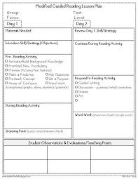 Modified Guided Reading For Ells Reading Lesson Plan Template Guided Reading Lesson Plans Reading Lesson Plans