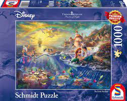Matt varnished to remove reflection. Schmidt Spiele 59479 Thomas Kinkade Disney The Little Mermaid Jigsaw Puzzle Multi Colour Buy Online In Andorra At Andorra Desertcart Com Productid 47884751