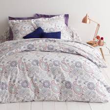 Parure de lit percale de coton. Housse De Couette Percale Coton Pachmira Multicolore 3 Suisses