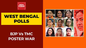 Harpreet singh said, i was amused first, but then got angry. West Bengal Polls New Bjp Poster Mocks Mamata Banerjee Tmc Hits Back Youtube
