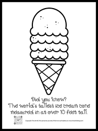 Ice cream coloring pages fresh coloring page base ice cream coloring pages ~ peak Free Many Scoops Ice Cream Cone Coloring Page The Art Kit