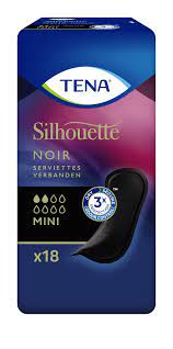 TENA Silhouette Noir Mini. 10 pakken € 35,- | HulpmiddelOnline.nl