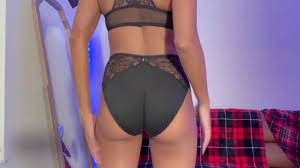 Free Fullback Panty try on haul Porn Video - Ebony 8