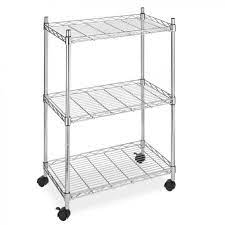 3 tier shelf steel wire metal shelving rack metro commercial industrial cart microwave in kitchen shelves living room and cabinets