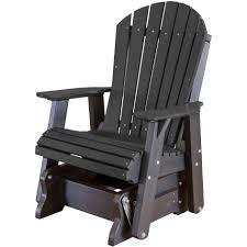 Wildridge Outdoor Recycled Plastic Heritage 2 Adirondack Glider Lead Time To Ship 7 Business Days Patio Glider Resin Adirondack Chairs Outdoor Glider