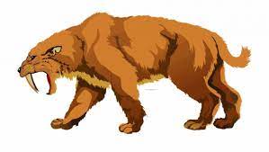 Sabre Tooth Cat Tigger Clipart Png Image Download Saber Tooth Art Prehistoric Animals Sabertooth