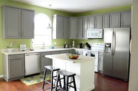 Room 6 The Big Kitchen Reveal Grey Kitchen Cabinets Green Kitchen Walls Home Kitchens