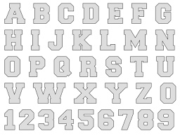 Welcome on the cool fonts generator website. Jersey Font Letter Stencils Number And Alphabet Lettering Patterns Monograms Stencils Diy Projects