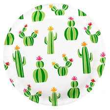 Pizza, wine and vegetables ready for party. 8 5 20ct Cactus Patterned Dinner Paper Plates Spritz Target