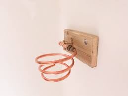 Hair Dryer Holder Hair Dryer Organiser Mineral Copper Blow Etsy Hair Dryer Hair Dryer Holder Blow Dryer Holder