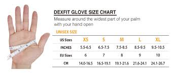 Gloves Size Chart Muveen