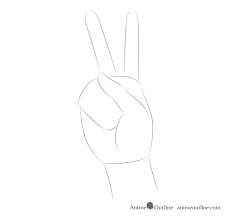 Find the halfway of the finger lines and draw 4 circles to indicate the middle knuckles. How To Draw Hand Poses Step By Step Animeoutline