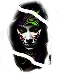 Colour Tattoo Face Flowers Design Tattoos Ezcartridgecouk Mandala Digital Project Realistic Tattoo Design Tattoo Designs Wolf Tattoo Design