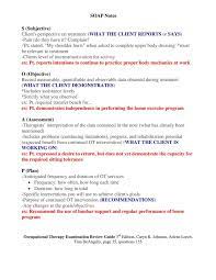 Soap Notes Occupational Therapy Examination Review Guide 3rd Edition Caryn R Johnson Arlene Lo Soap Note Occupational Therapy Occupational Therapy Assistant