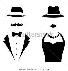 Ladies Hat Stock Photos Images Pictures Silhouette People Silhouette Stencil Couple Silhouette