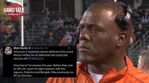Marion Hobby is being targeted to become the defensive line coach for  Arkansas Razorback Football. 🐗🏈