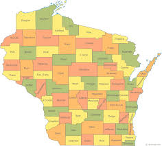 What are the cities in the state of wisconsin? Map Of Wisconsin