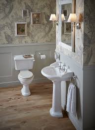 Nostalgie Keramik Wc Becken Dorchester Mit Aufgesetztem Spulkasten Wandverkleidung Bad Wc Becken Badezimmer Innenausstattung