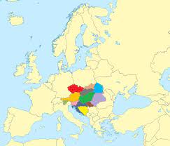 Awesome map for pre wwi discussion map of austria hungary. Austria Hungary In Today Borders By Samogost Deviantart Com On Deviantart Infographic Map Historical Maps Fantasy Map