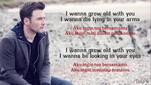 Lyrics © bmg rights management, sony/atv music publishing llc. I Wanna Grow Old With You Von Westlife Laut De Song