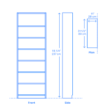 I've been looking for a bookcase cabinet or some type of old china cabinet i could paint and use to hold books. Ikea Billy Bookcases Dimensions Drawings Dimensions Com