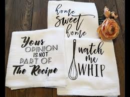 Download Gourmet Flour Sack Tea Towels Free Cut Files Youtube