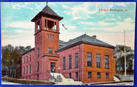 Usa Iowa Ia Burlington Library Burlington Iowa Del Norte