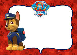 Chase is one of the main protagonists in the paw patrol series. Free Printable Paw Patrol Chase Invitation Template Download Hundreds Free Printable Birthday Invitation Templates