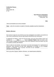 Il existe différentes sanctions : Lettre De Convocation Du Salarie A L Entretien Prealable Sanction Disciplinaire Modele De Lettre Gratuit Exemple De Lettre Type Documentissime