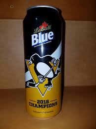 Pittsburgh Penguins 2016 Labatt Blue Light 2016 Stanley Cup Champs 24 Oz Can Pittsburgh Penguins Pittsburgh Lets Go Pens