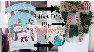 Dollar Tree Christmas Diy Christmas Decor Diy Dollar Tree Sled Dollar Store Flip Youtube Dollar Tree Diy Christmas Decor Diy Diy Dollar Tree Decor