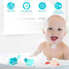 Best rattling bath toy : Bath Toys Wind Up Swimming Crab Baby Bath Toys For 1 5 Year Old Boy Girls Gifts Toys Pool For Toddlers 1 3 3 4 Years 6 To 12 Months Multi Colors 4 Pcs Pricepulse