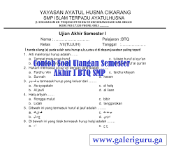 We did not find results for: Contoh Soal Ulangan Semester Akhir I Btq Jenjang Smp Mts Perangkat Administrasi Guru