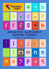 Most research agrees that teaching the sound/letter links in alphabetical order is of little help when teaching children to read. Sound Cards Amazing Alphabet Fade Out Set Download Dyslexic Logic
