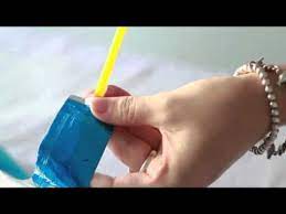 3.first, put in the straw to the foil balloon hole. Balloonmalaysia Com How To Inflate Foil Balloon Without Helium Or Pump Youtube