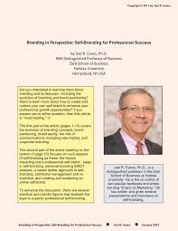 More examples of personal branding. Pdf Branding In Perspective Self Branding For Professional Success