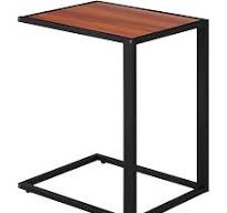 Mesita Auxiliar Mesa Lateral Para Sofá Moderna Con Superficie Imitación  Mármol Estructura De Metal Ahorro De Espacio 45x30x51,5 Cm
