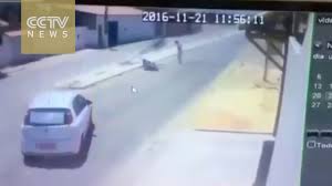 Double Tragedy Motorcyclist Collides With Suv Then Gets Hit By A Pole Youtube