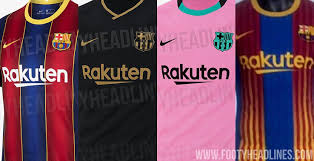 Fc barcelona is a very famous football club in spain. Fc Barcelona 20 21 Home Away Third Fourth Kits Leaked Footy Headlines