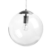 Suspensions Lampes Suspendues Industrielles Boule En Verre Et Lumiere De Lampe