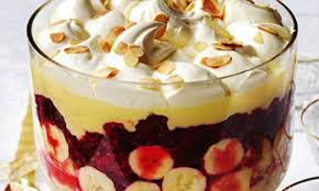 Delia Smith S Knockout Boxing Day Recipes Traditional English Trifle In 2020 Traditional Trifle Recipe Christmas Food Desserts English Trifle