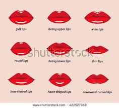 Set Of Vector Lips Shapes Set Of Illustrations With