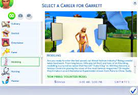 Players generally use mods to get the type of gameplay they want, which isn't included in the base sims 4 game or any other additional pack. Mod The Sims Modeling Career 2 Tracks