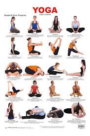 Yoga Chart 2 Seated Floor Postures Educational Charts Kinderkraftz Com Yogaaccessories Yoga Chart Yoga For Beginners Yoga Postures