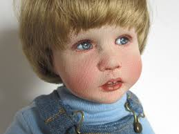 NIADA CAROLE BOWLING CLOTH DOLL MATTHEW #1 c. 1981