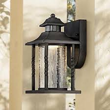 Led sconce wall light in weathered zinc finish. Led Outdoor Lighting Exterior Led Light Fixtures Lamps Plus