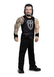 Randy orton, seth rollins & kane: Ebay Sponsored Boys Roman Reigns Wwe Classic Muscle Costume Used Size Large 10 12 The Professional