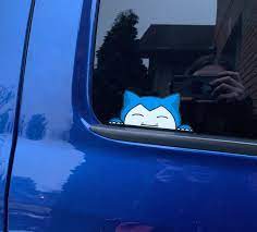 Snorlax Pokemon Peeker Decal By Amdesigns519 On Etsy Https Www Etsy Com Listing 763808894 Snorlax Pokemon Peeker Decal Snorlax Pokemon Pokemon Gifts