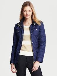 Banana Republic Quilted Navy Field Jacket Jackets For Women Leather Outerwear Field Jacket